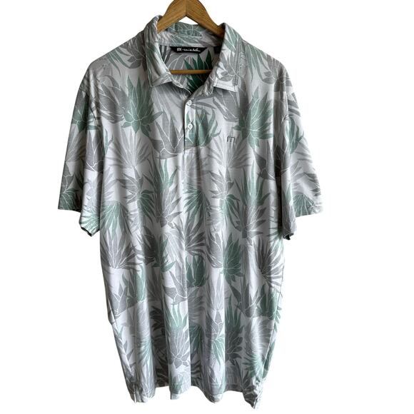 Travis Mathew Tropical Print Patterned Polo XXL - Picture 1 of 9